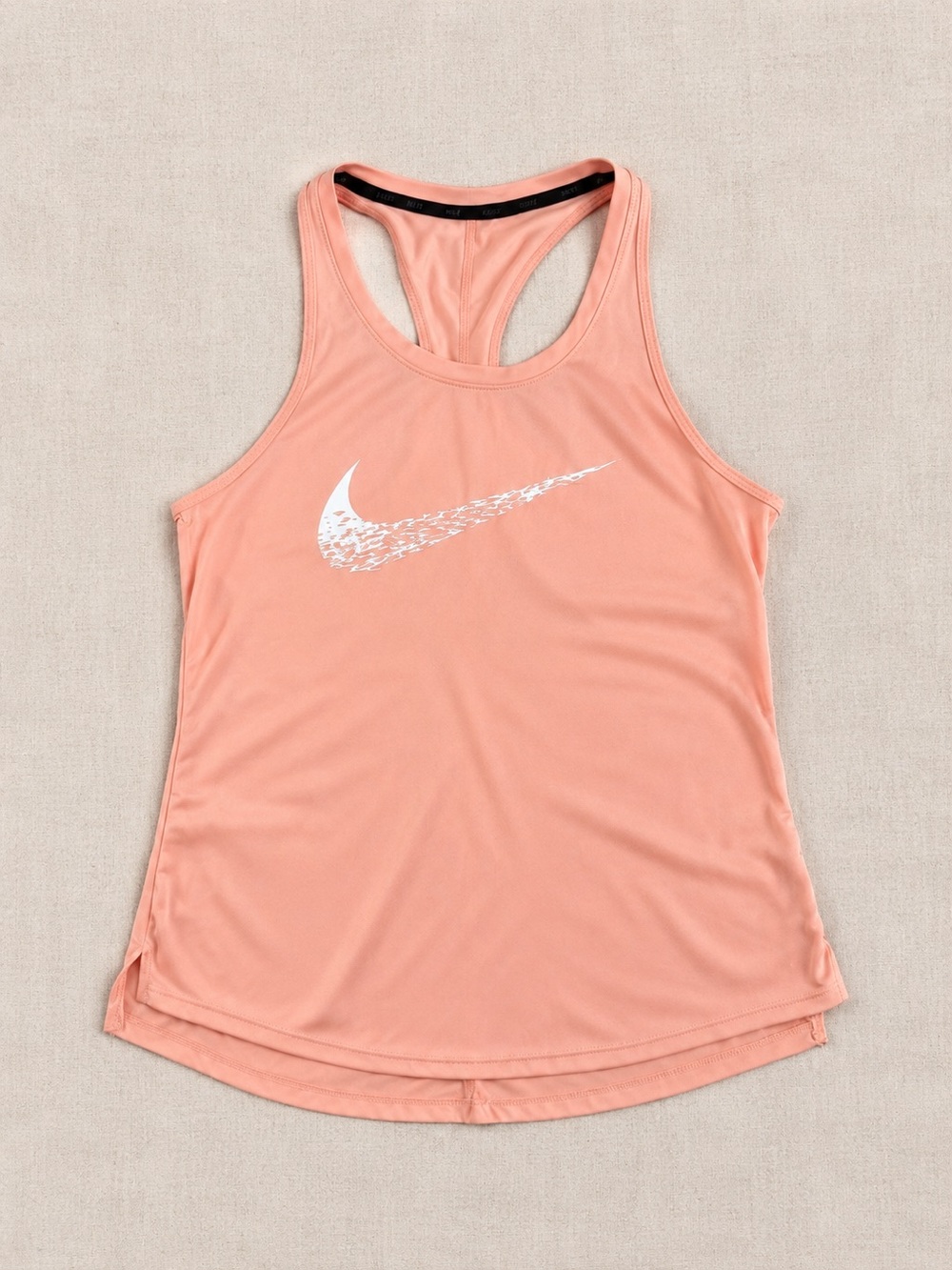 Nike Dri-FIT Racerback Athletic Tank Top Peach Women’s Small